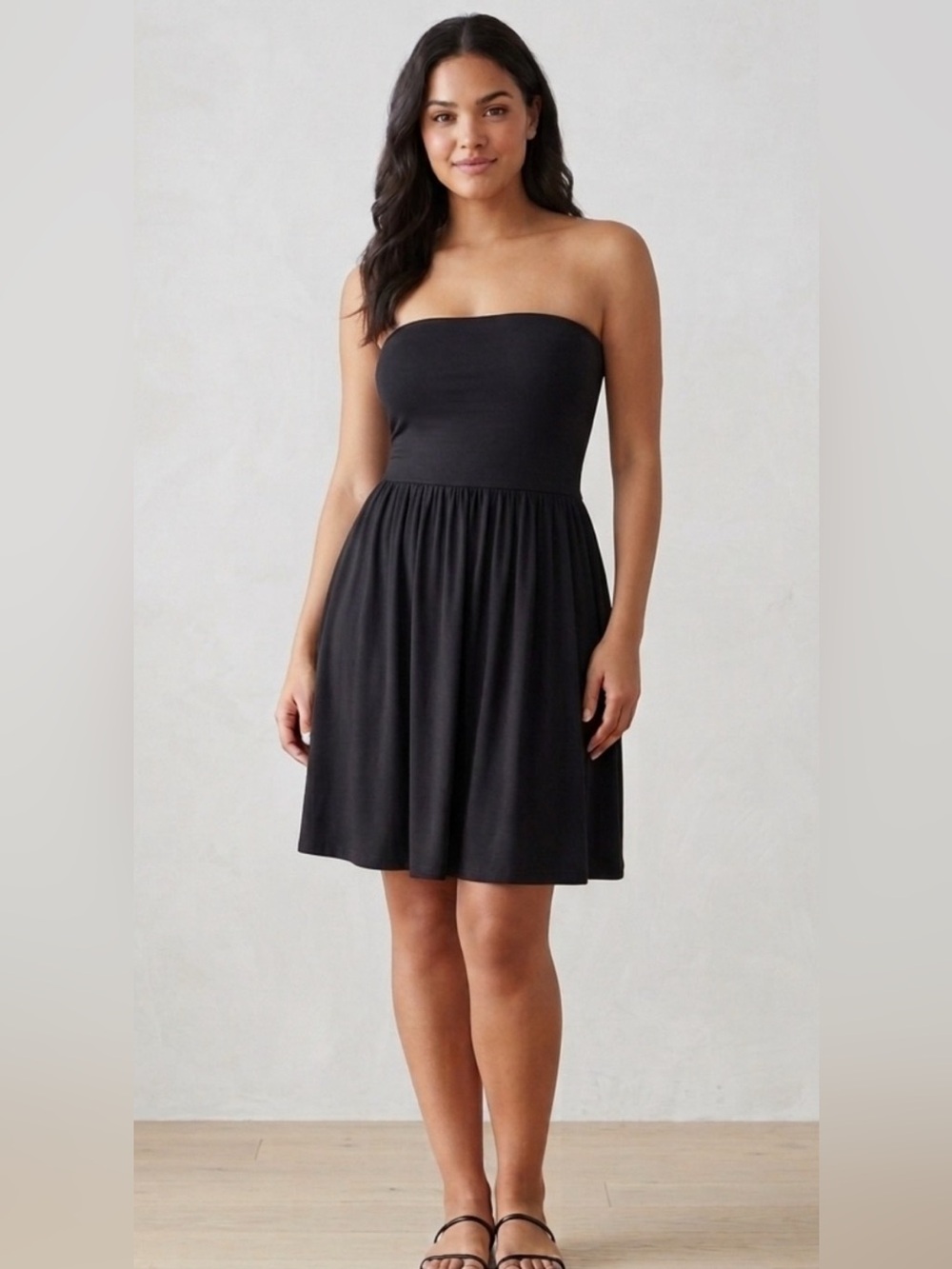 OP Ocean Pacific Black Strapless Convertible Dress / Skirt - Size M (7-9)
